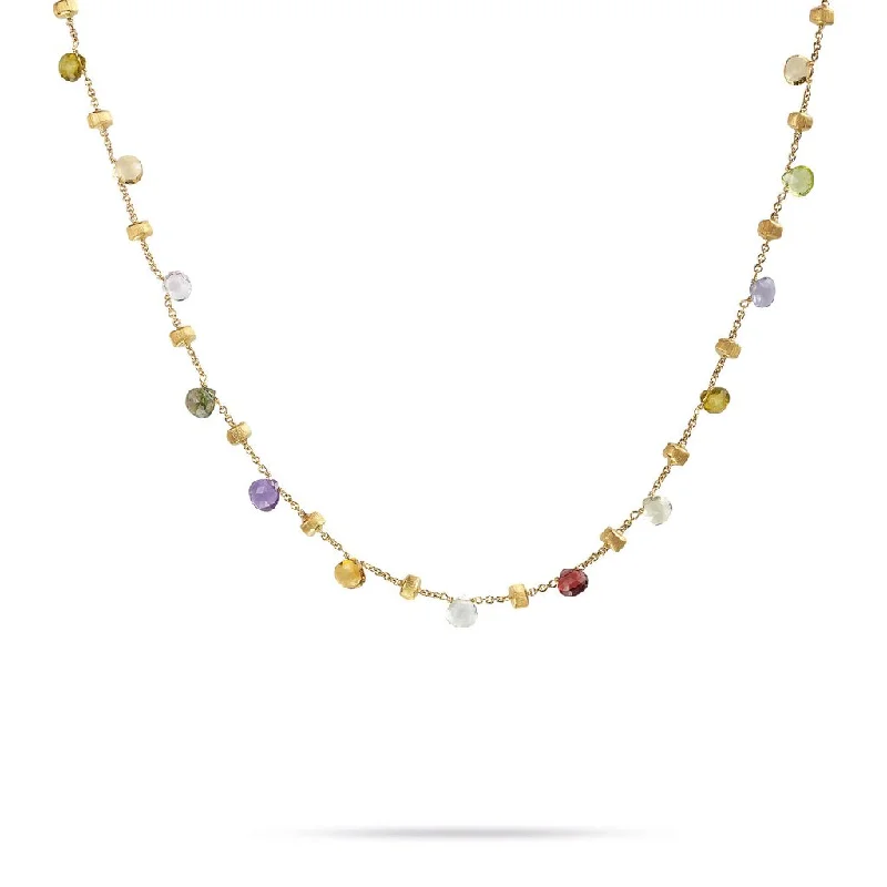 Marco Bicego Paradise 18K Yellow Gold Multi-Stone Necklace