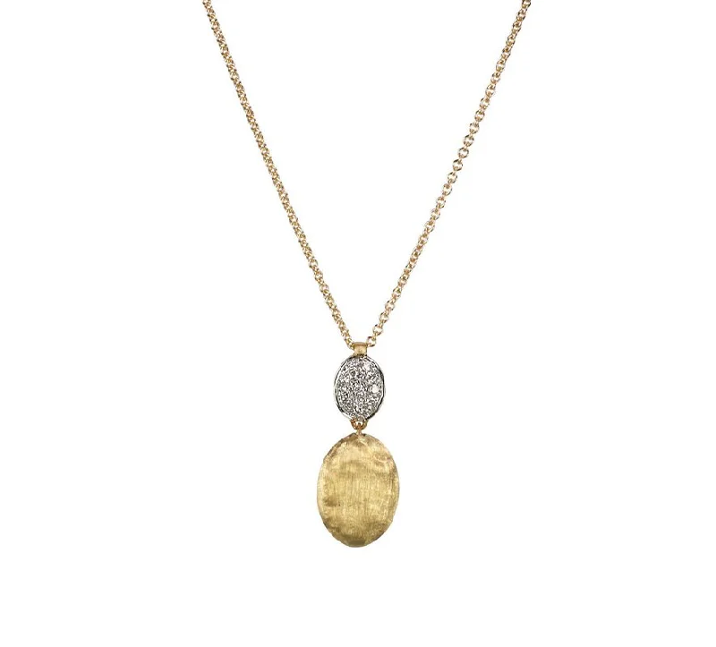 Marco Bicego Siviglia 18K Yellow Gold Pendant with Diamonds