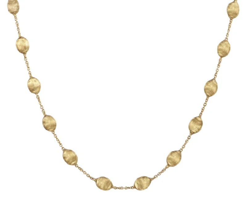 Marco Bicego Siviglia 18K Yellow Gold Small Station Necklace