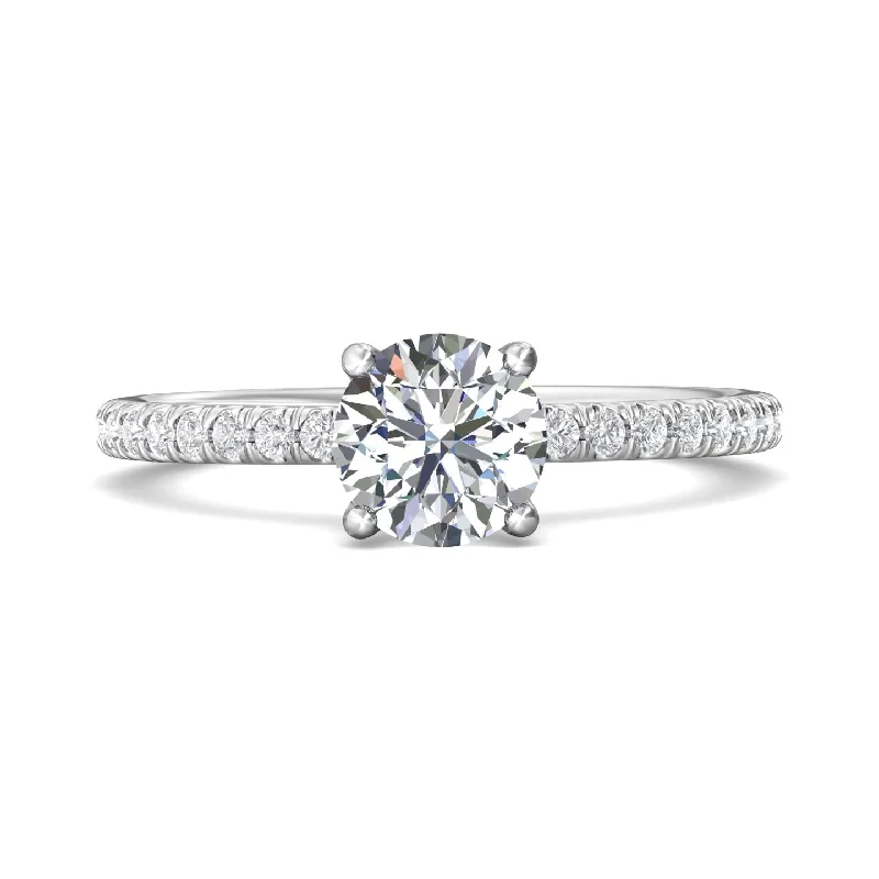 Martin Flyer FlyerFit Micropave Engagement Ring