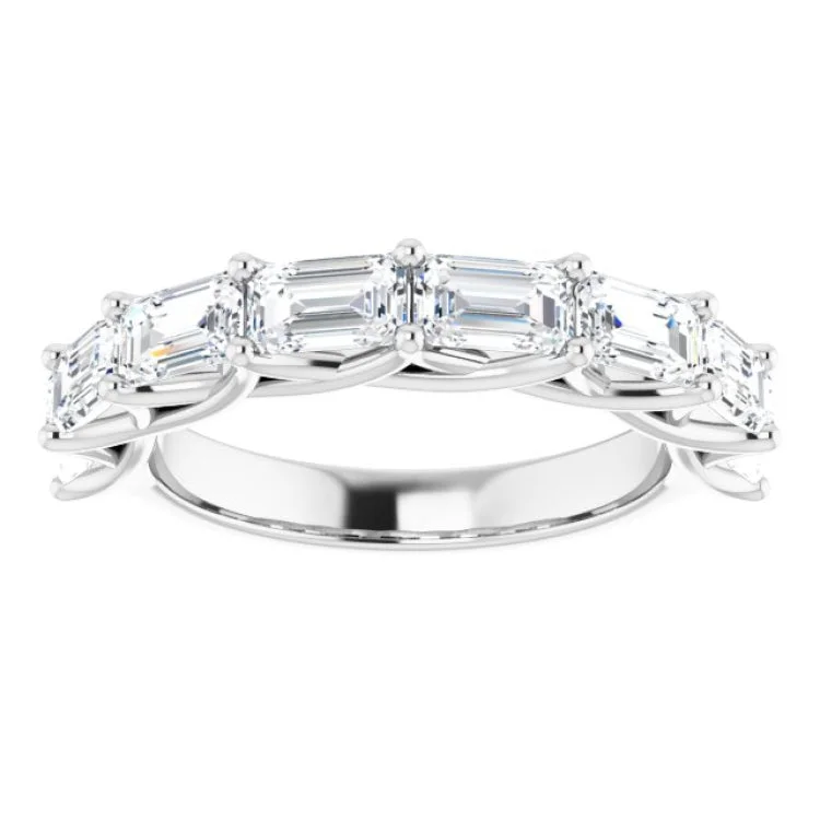 Platinum 2 5/8 CTW Natural Diamond Anniversary Band