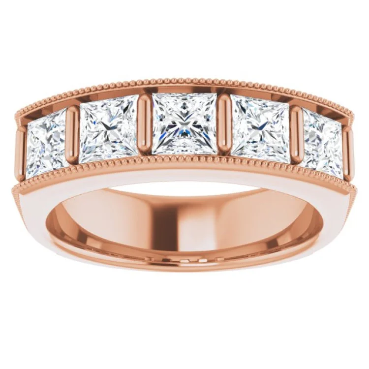 14K Rose 2 5/8 CTW Natural Diamond Ring