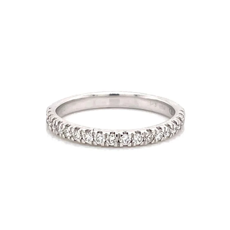 Half Anniversary Diamond Wedding Ring in Platinum (0.30ctw)