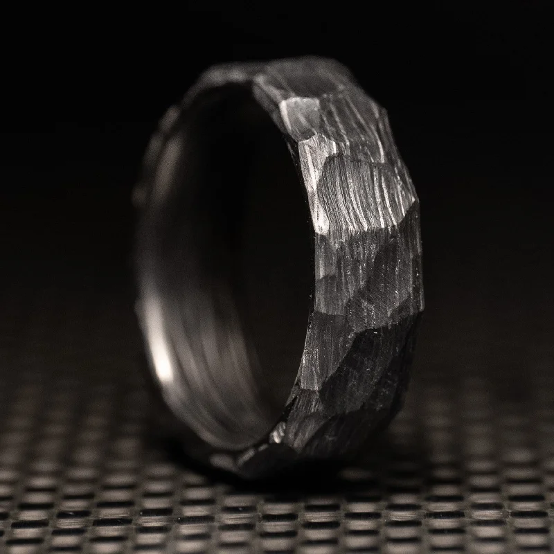 Obsidian Carbon Fiber Ring