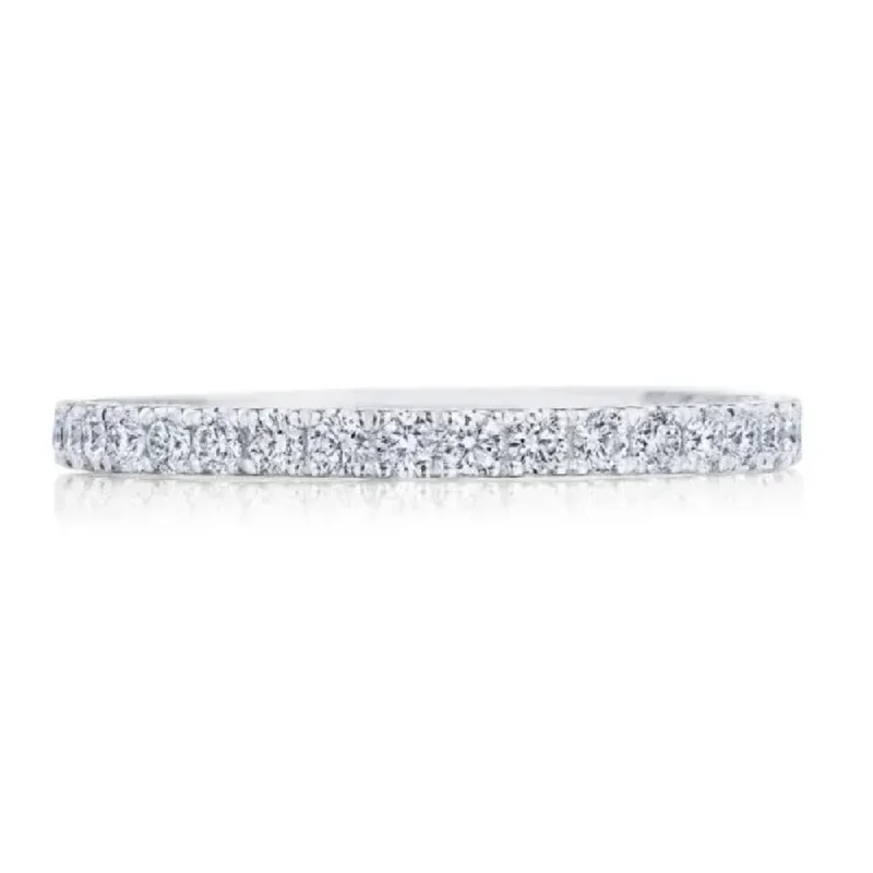 Tacori Coastal Crescent French Pave Diamond Wedding Band