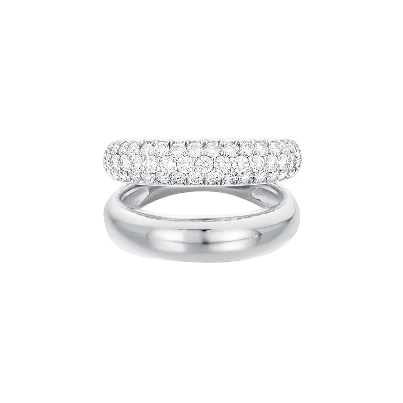 Gemini Ring - White Gold