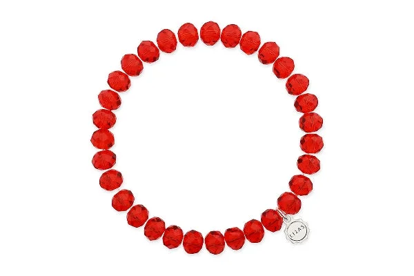 Clarksville Summer Red Bracelet