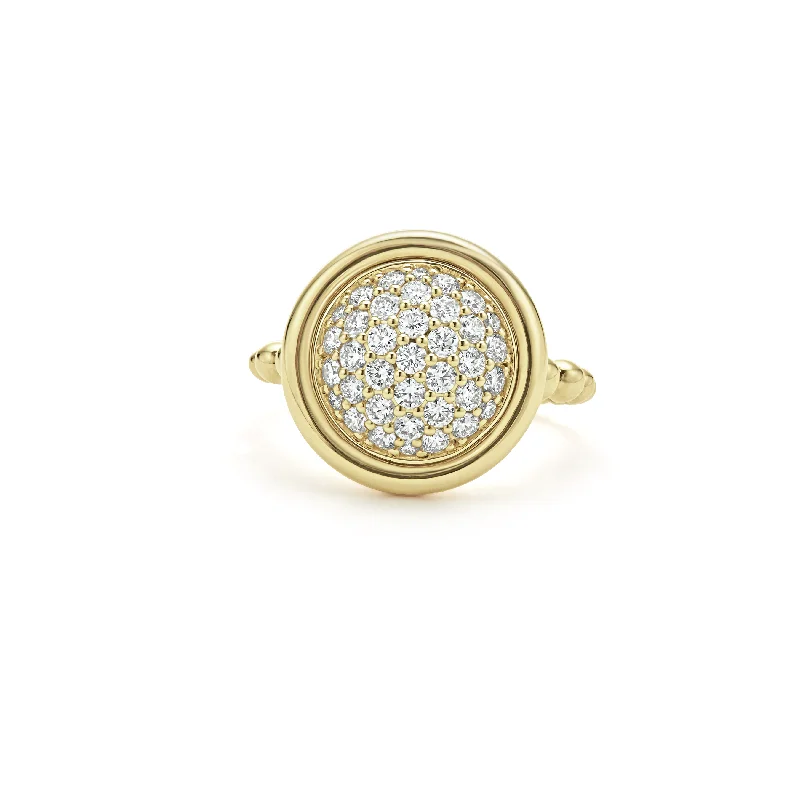 LAGOS Meridian 18K Gold Circle Diamond Ring