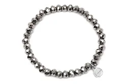 Nashville Dark Grey Sparkle Bracelet