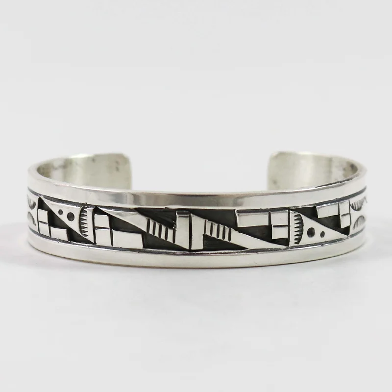 Silver Overlay Cuff