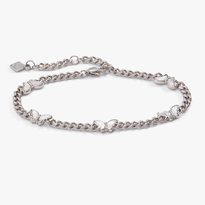 Butterfly Curb Chain Bracelet