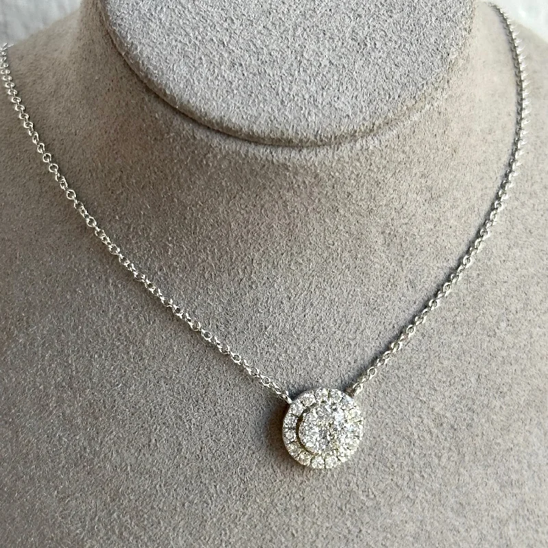 .55ctw Diamond Solitaire Pendant Necklace