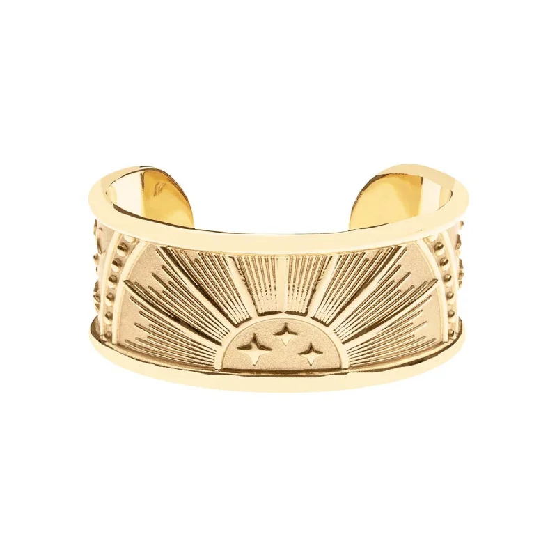 Jane Win STRONG Rising Sun Cuff