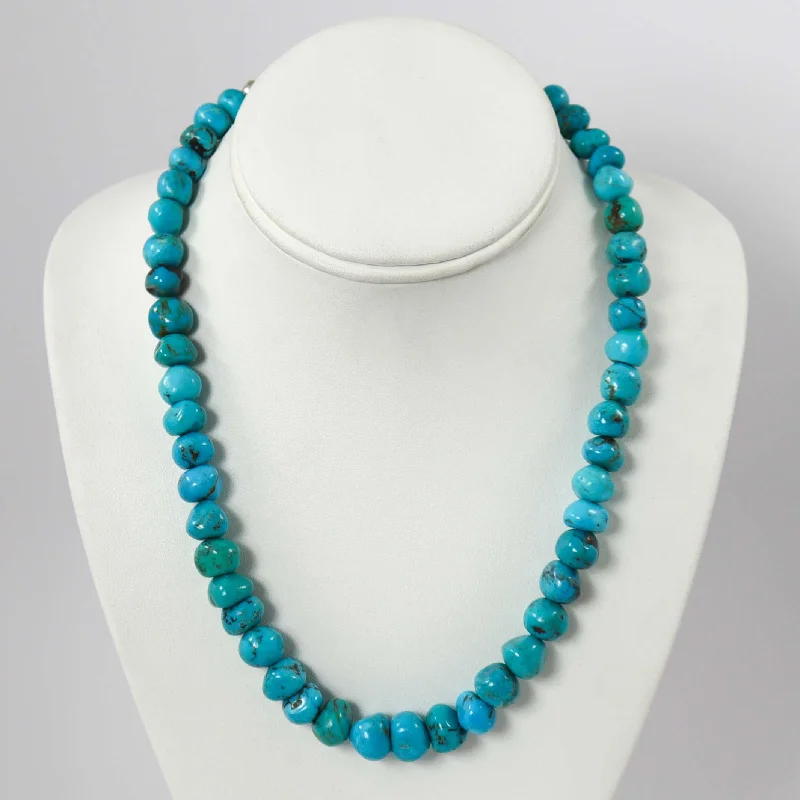 Turquoise Gumball Necklace