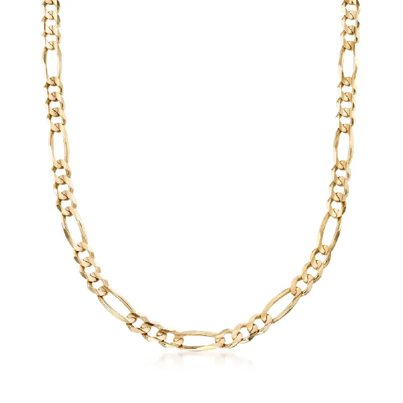 Yellow Gold Figaro Link Chain