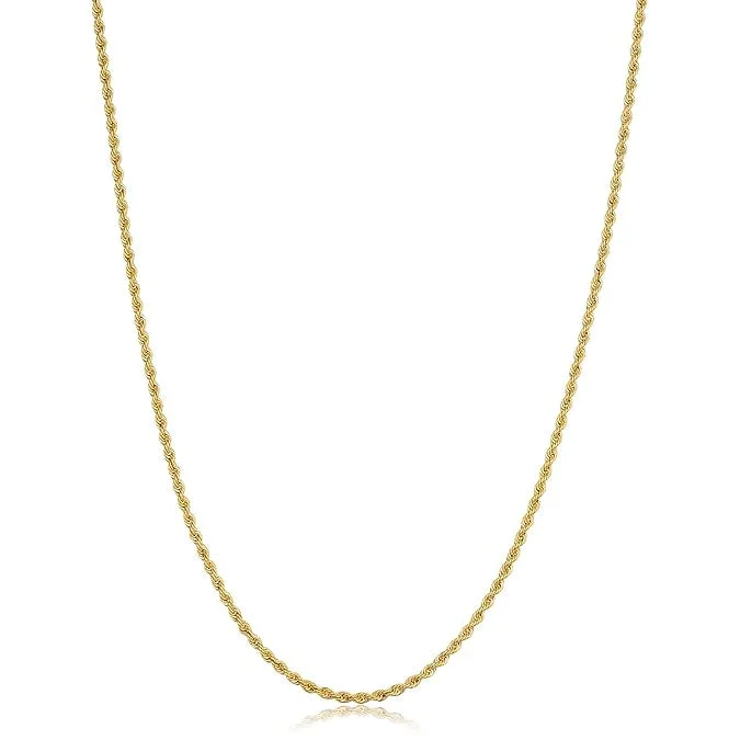 Yellow Gold Rope Chain