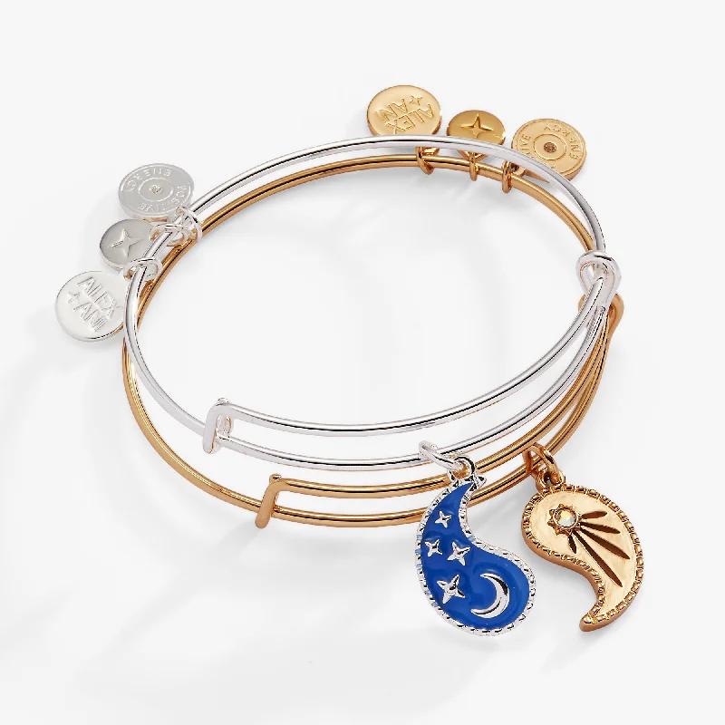 Yin Yang Celestial BFF Bangle Set of 2